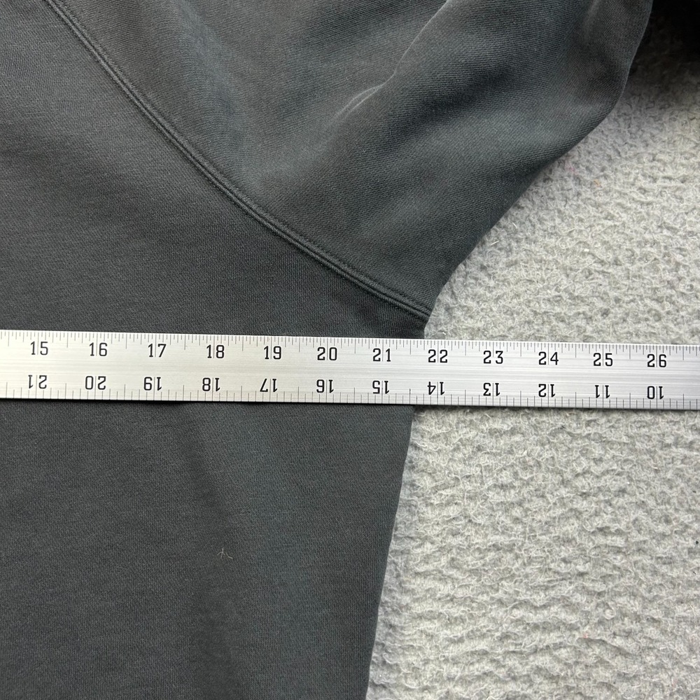 Vuori Womens Restore Half Zip Pullover Sweatshirt Black Charcoal Terry Small - Picture 8 of 9